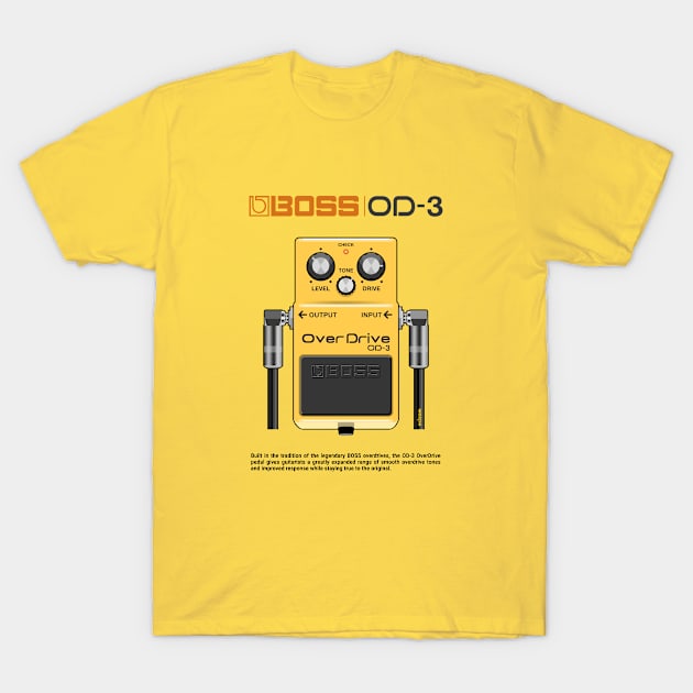 BOSS OD-3 Overdrive [light] T-Shirt by wespe